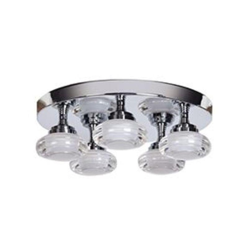 Access Lighting Optix 5 - Light Flush Mount in  Chrome