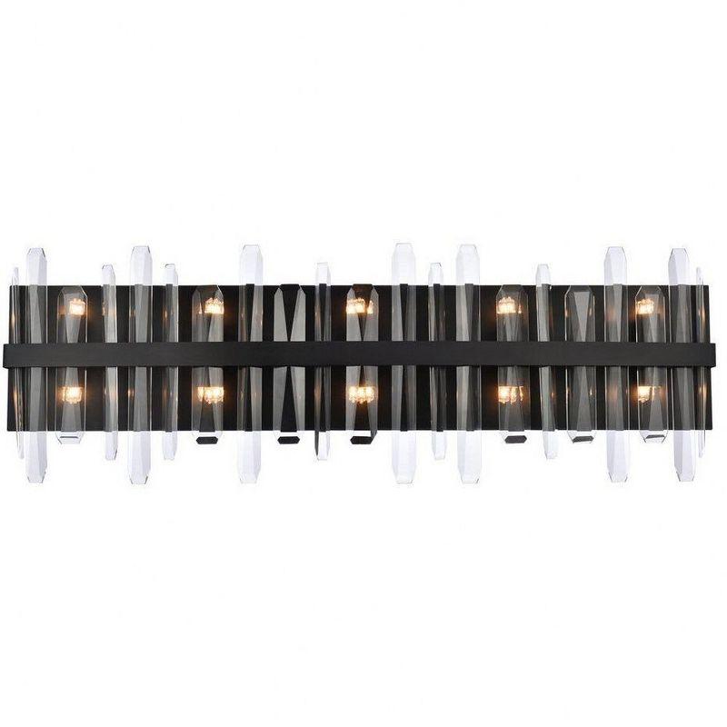 Elegant Lighting Serena 10 - Light Vanity in  Black