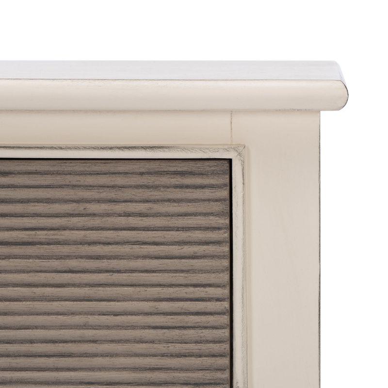 Ryder 2 Drawer Console Table - Distressed White/Greige - Safavieh