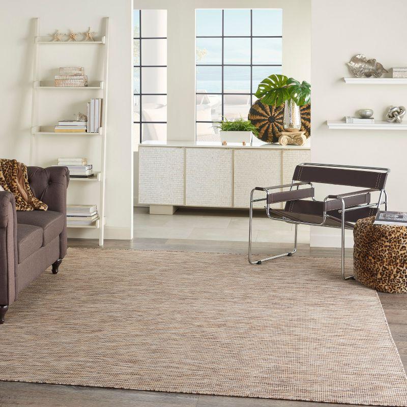 Nourison Positano POS01 Indoor/outdoor Area Rug - Beige 8' x 10'