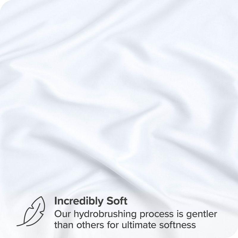 Bare Home Microfiber Fitted Sheet