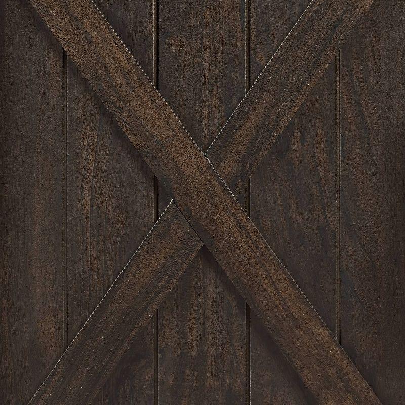 58" Gordon Low Profile TV Stand for TVs up to 65" with Fireplace Dark Walnut - Crosley