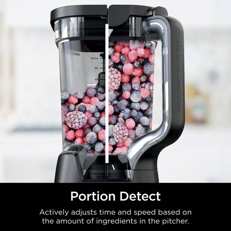 Ninja Ninja® Detect Power Blender Pro & Personal Single-Serve, BlendSense Technology, For-Smoothies, Food and More, Compact Design, 1800 P-Watts, with 72 oz. Pitcher and (2) 24 oz. Cups