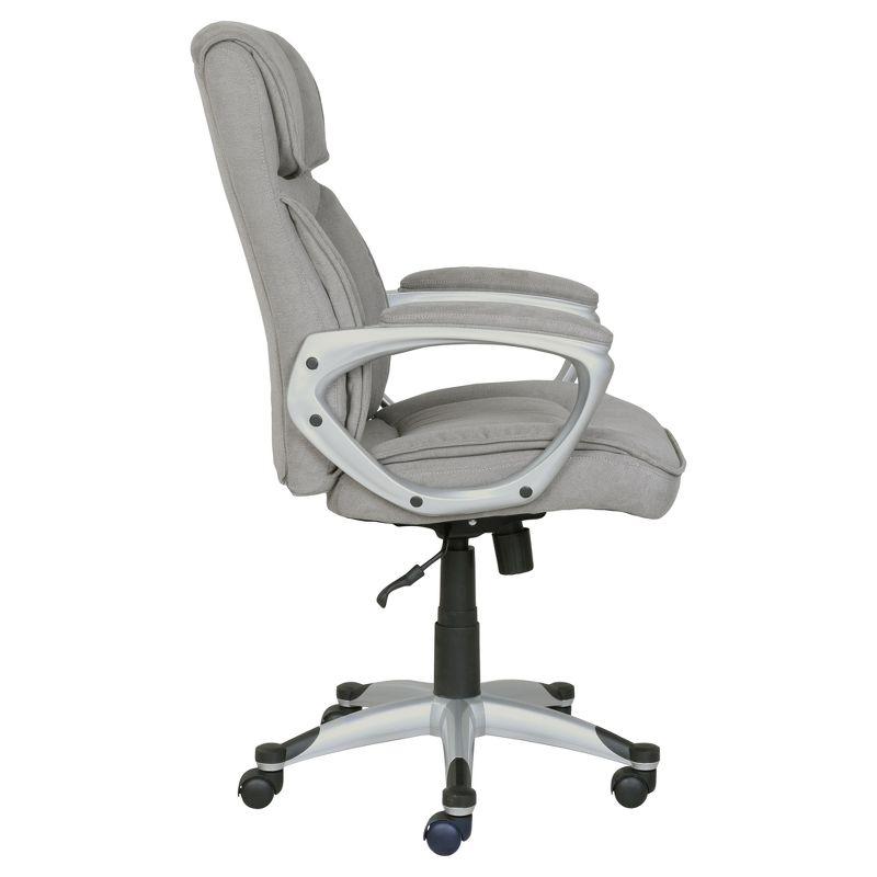 Serta Hannah Executive Ergonomic Office Chair with Lumbar Support and Pillowed Headrest