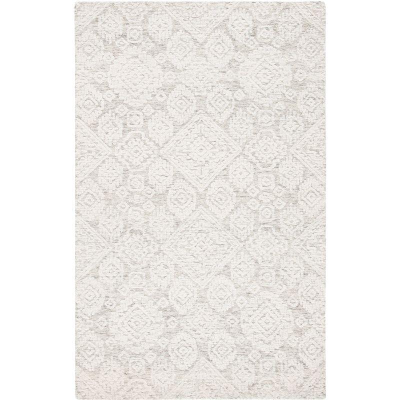 Metro MET987 Hand Tufted Indoor Area Rug - Light Brown/Ivory - 5'x8' - Safavieh