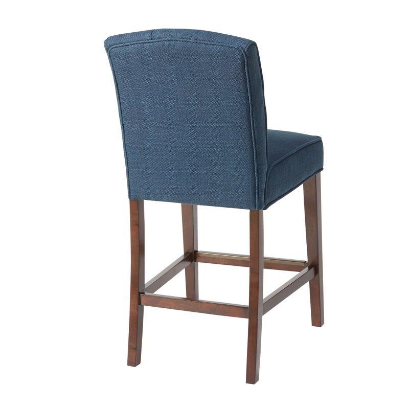 Khloe Tufted Counter Height Barstool Navy - Madison Park