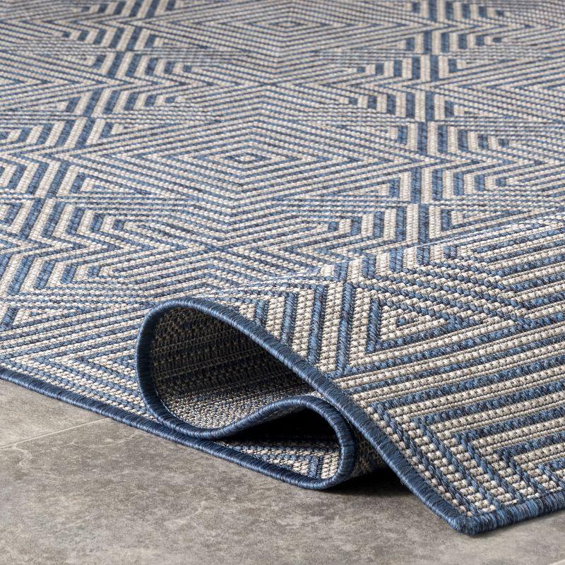nuLOOM Kelsey Modern Abstract Indoor and Outdoor Area Rug