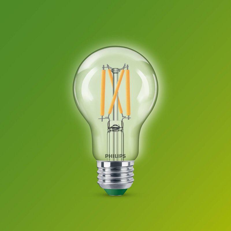 Philips 4pk 60W A19 Ultra Efficient Soft White Clear