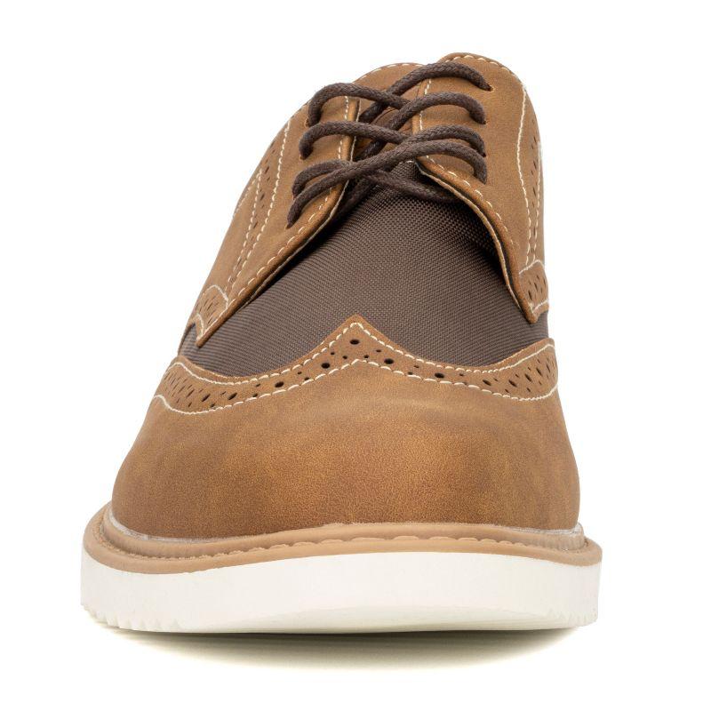 New York & Company Men's Tyler Wingtip Oxford - 10, BROWN