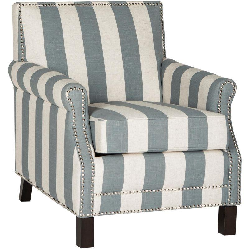 Easton Club Chair with Nail Heads  - Safavieh