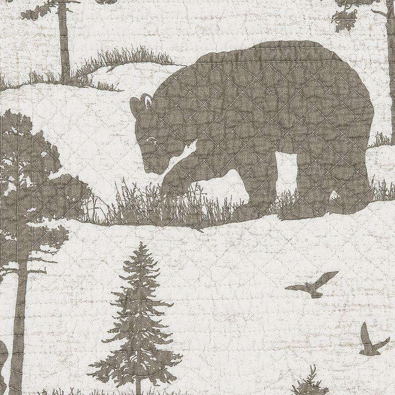 Hillside Royal Cotton Reversible Quilt Set