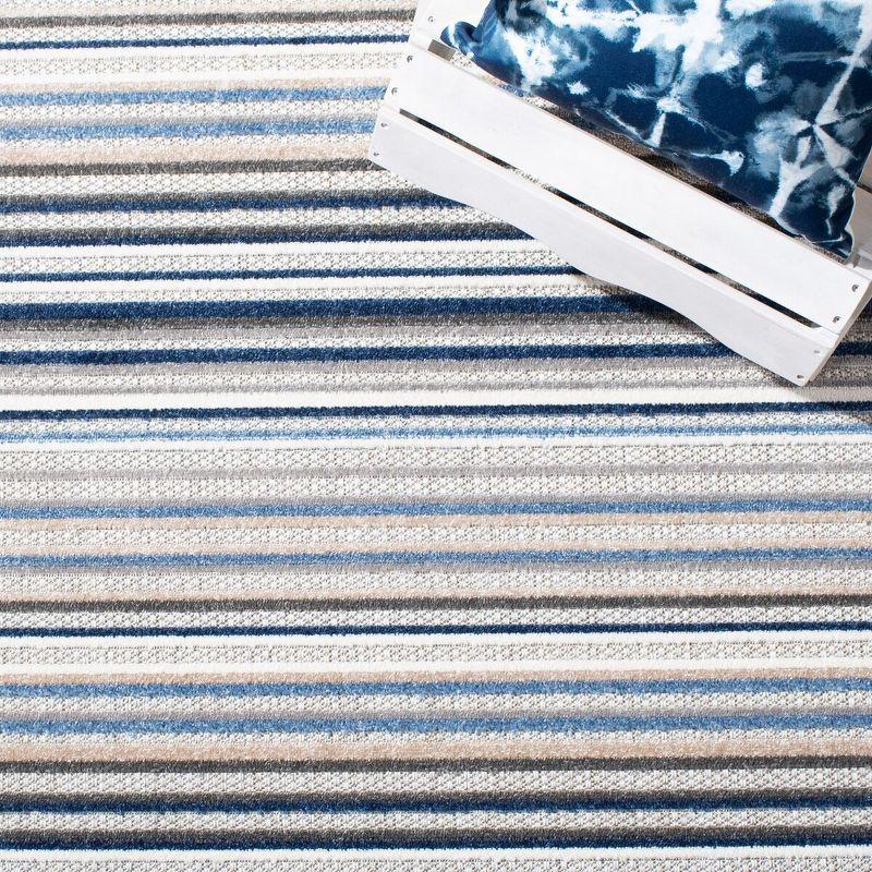 Cabana CBN323 Loomed Indoor Area Rug - Grey/Blue - 5'3"x7'6" - Safavieh