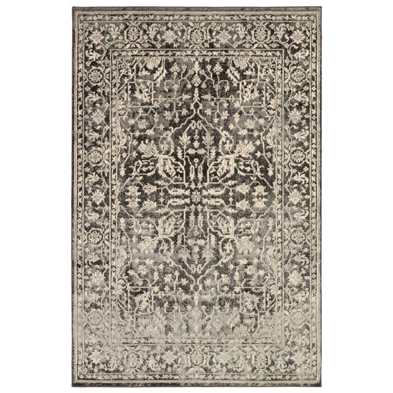 Liora Manne Soho Heriz Indoor Rug Black 5'3" x 7'6"
