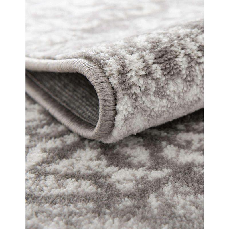 Unique Loom 3' 3 x 5' 3 Rectangle Sofia Light Gray Area Rug