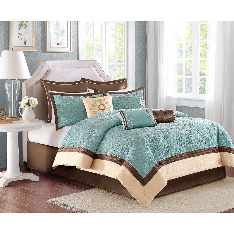 Juliana 9 Piece Charmeuse Comforter Set