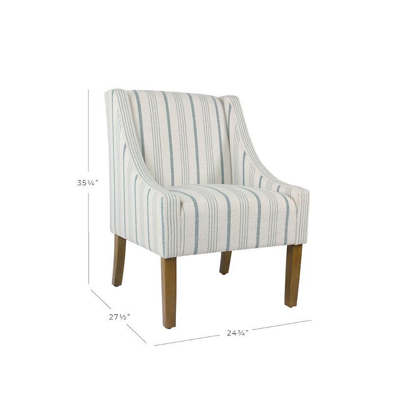 Modern Swoop Accent Armchair - HomePop