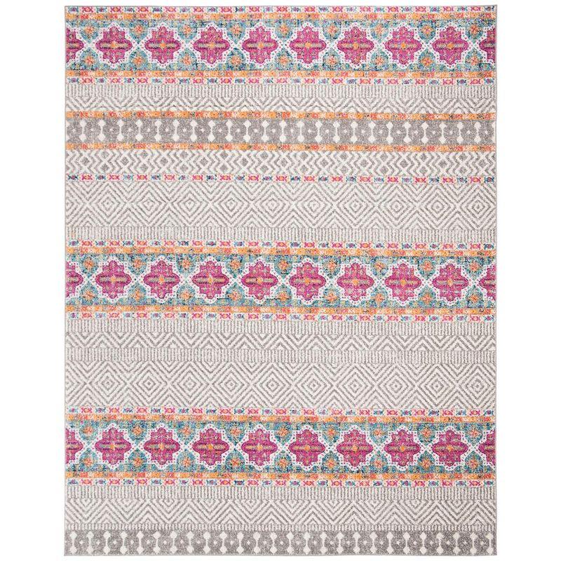 Madison MAD797 Power Loomed Indoor Area Rug - Grey/Ivory - 8'x10' - Safavieh.