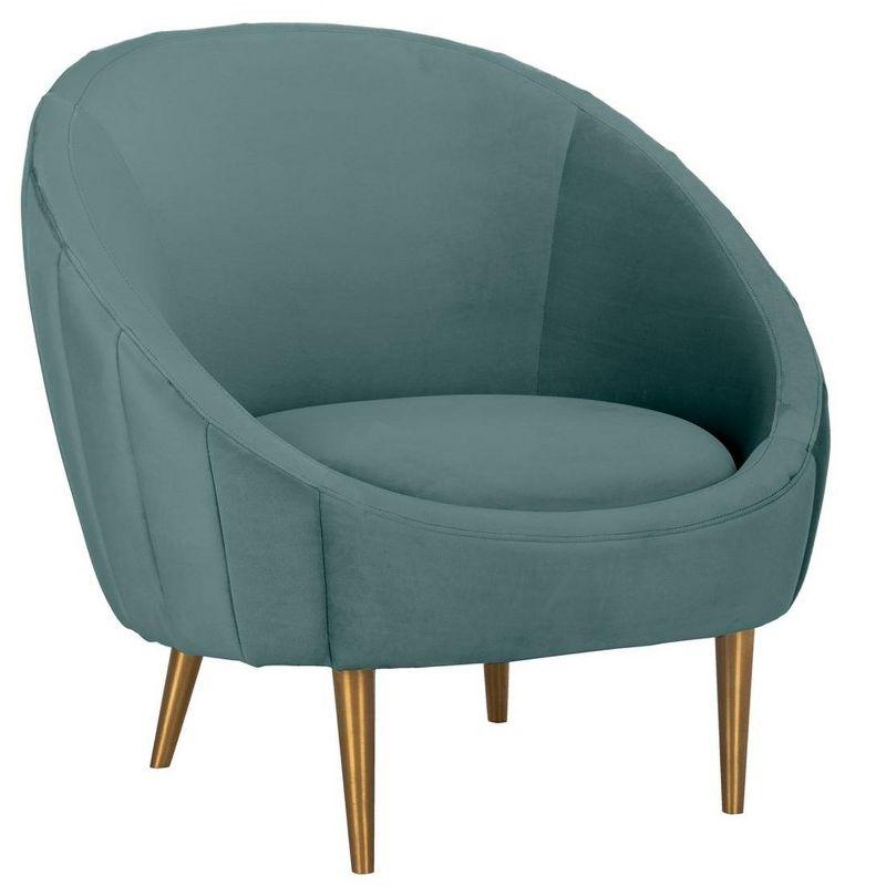 Razia Velvet Barrel Chair