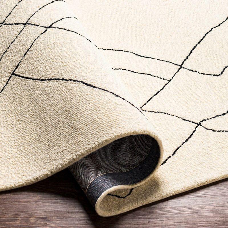 Hauteloom Rectangle Area Rug  Black