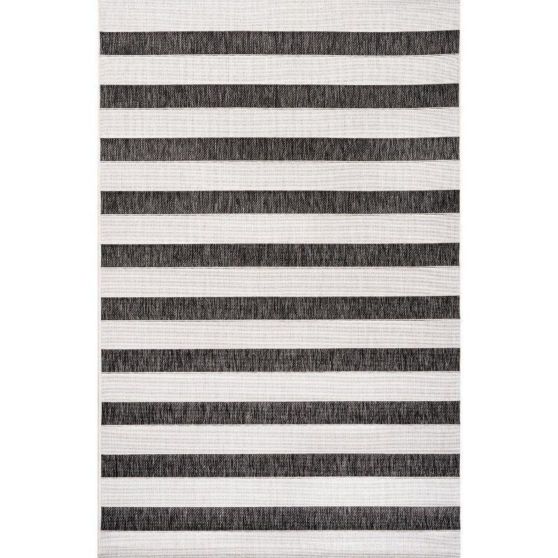 Aveiro Wide Stripe Indoor/Outdoor Area Rug - JONATHAN Y