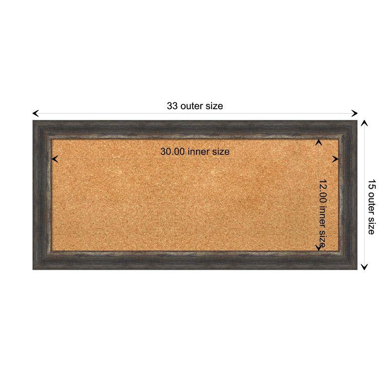 Amanti Art Corvino Wall Cork Small Bulletin Board