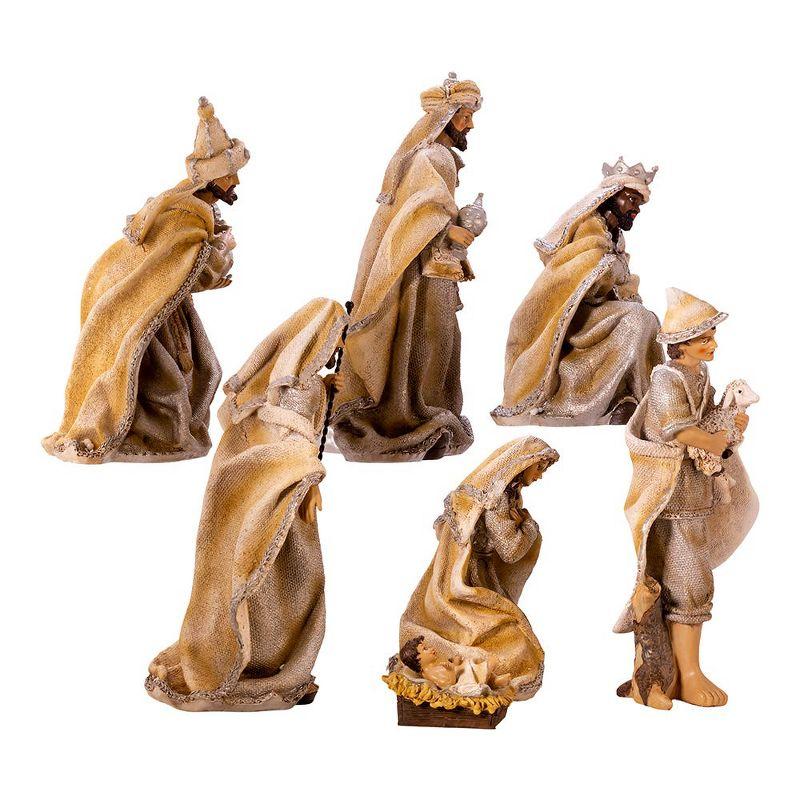 7 Piece Resin Table Piece Nativity Set