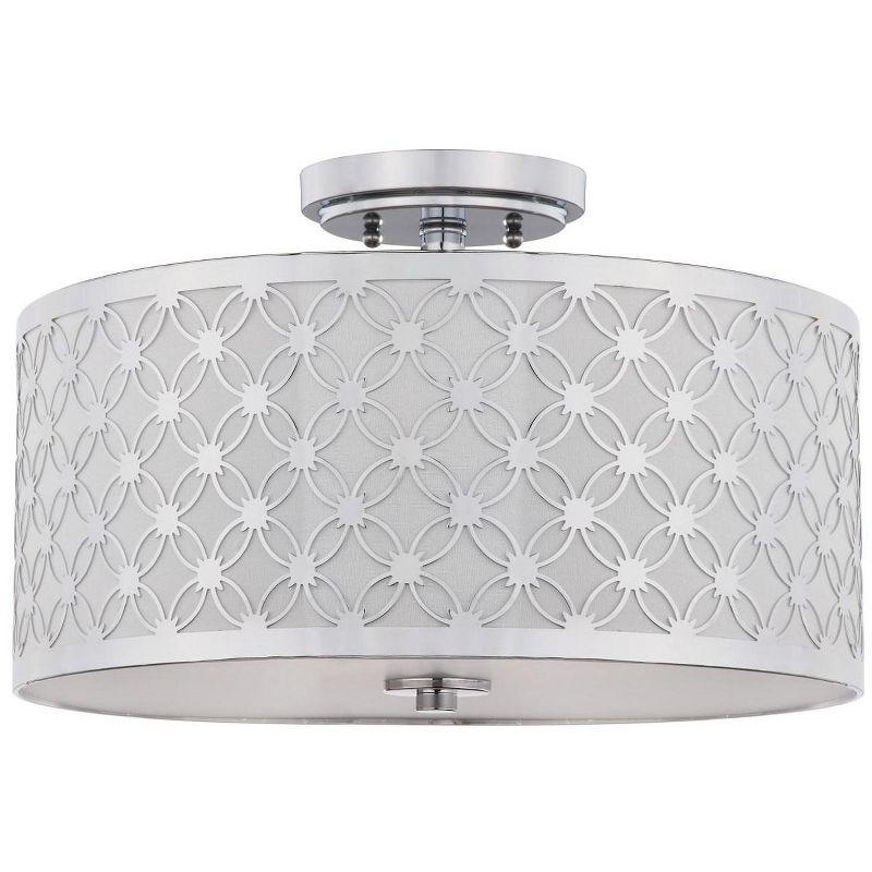 Hutch Flush Mount - FLU4002 - Chrome - Safavieh