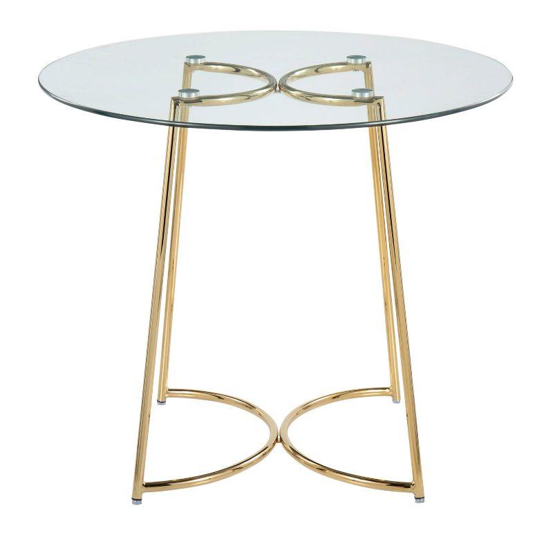 35" Cece Tempered Dining Table - LumiSource