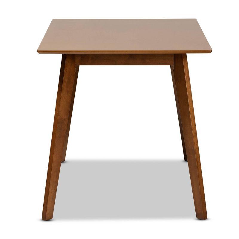 Maila Transitional Wood Dining Table Brown - Baxton Studio