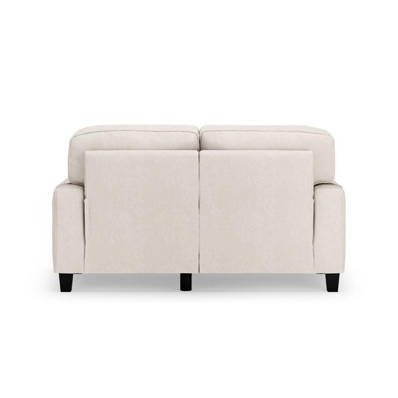 Serta Palisades 61" Track Arm Sofa, Easy Care Fabric, Soft Pillow Back, Pocket Coil Seat Cushions