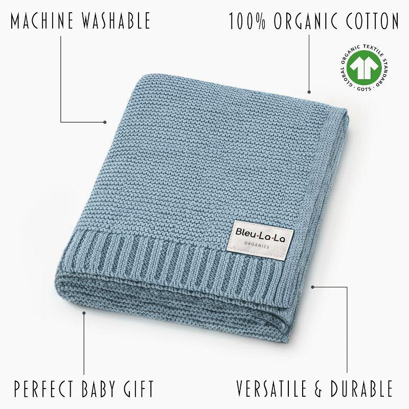 100% Luxury Organic Cotton Baby Swaddle Blanket for Newborn and Infant Boys and Girls