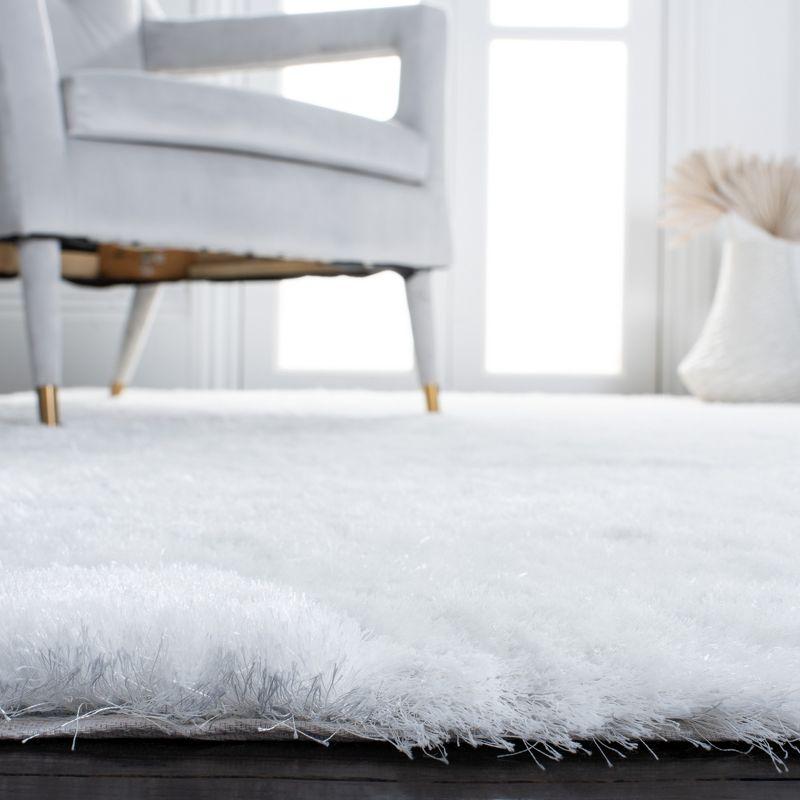 Shag SG512 Hand Tufted Area Rug - Ivory - 4'x6' - Safavieh.