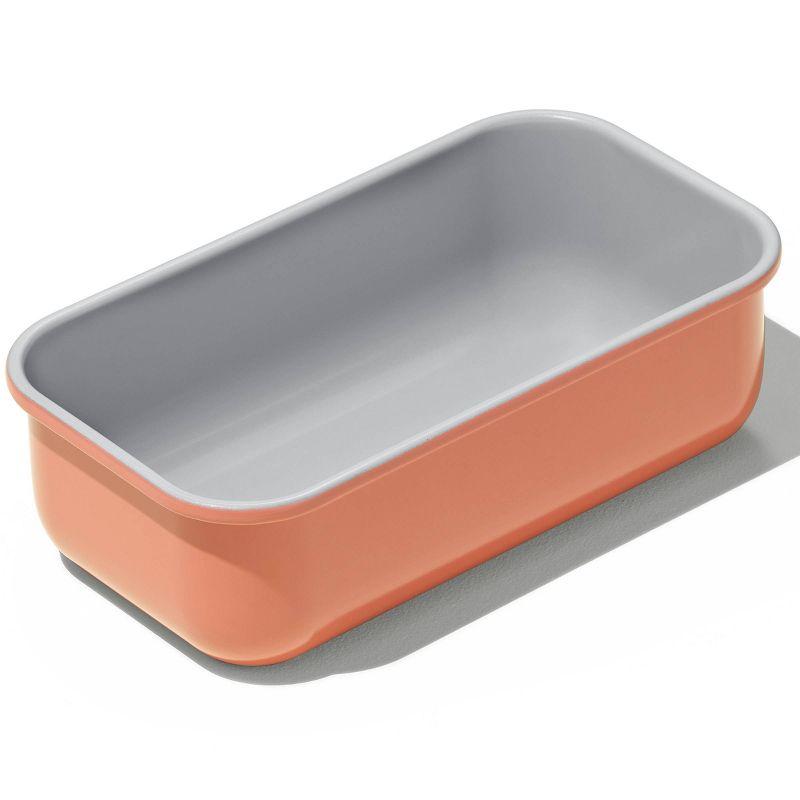 Caraway Home 4.49" Nonstick Ceramic Loaf Pan Terracotta: Bread Loaf Pan, Caraway Bakeware, Hand Wash, Rectangle Shape