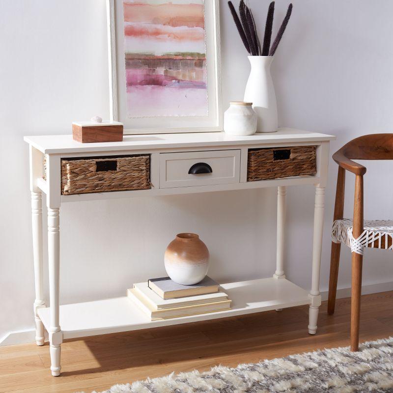 Christa Console - AMH5737B - Off-White - Safavieh Couture