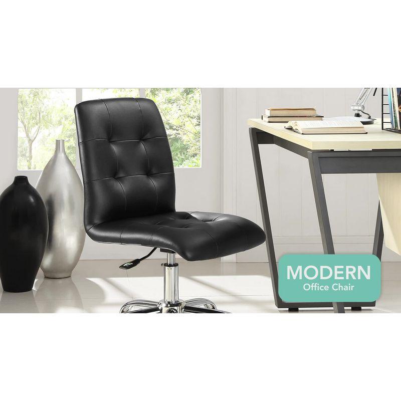 Modway Prim Armless Mid Back Office Chair