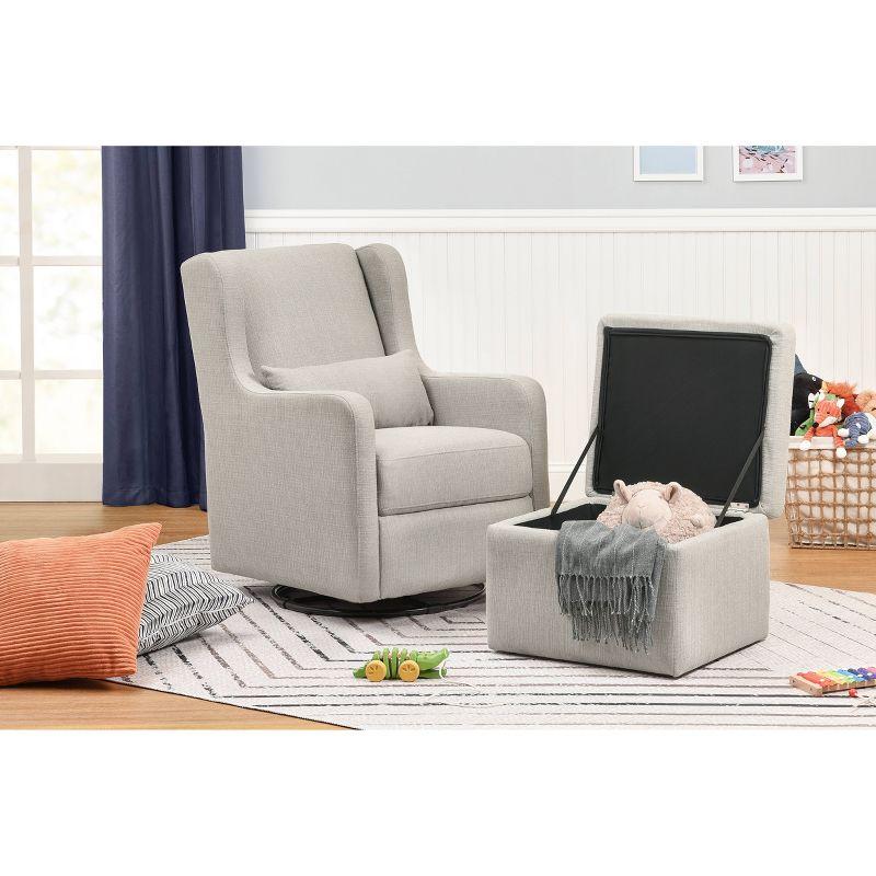 Adrian Swivel Glider and Ottoman