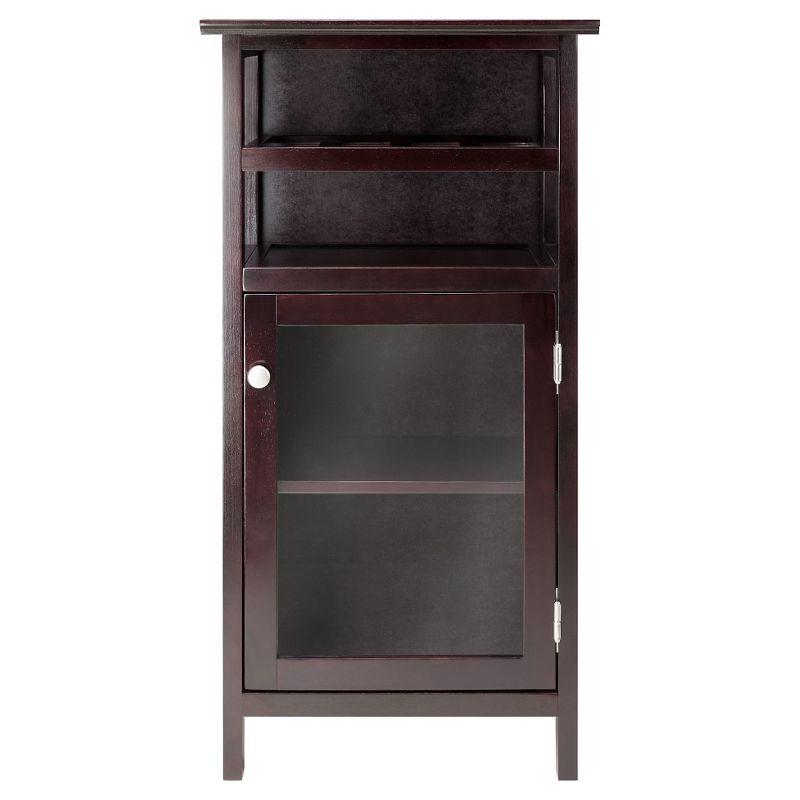 Alta Wine Cabinet Wood/Espresso - Winsome