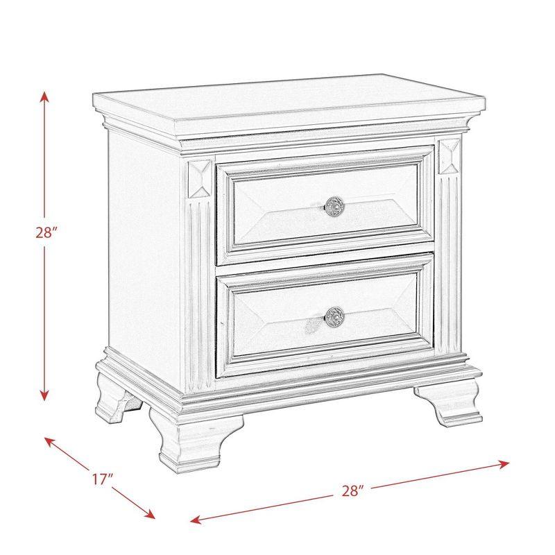 2 Drawer Trent Nightstand White - Picket House Furnishings