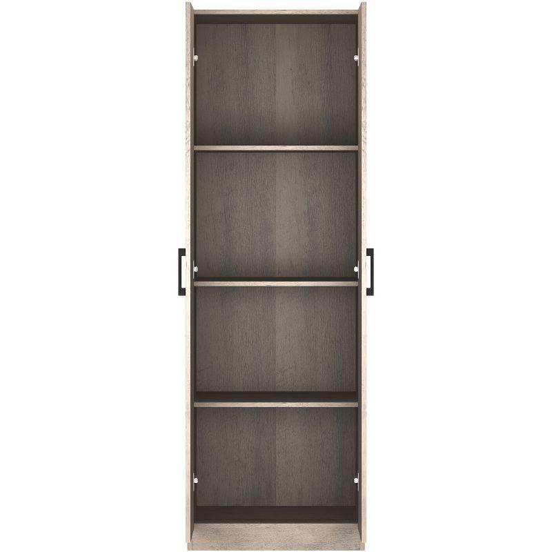 Rayborn Small Wood Kitchen Pantry with 2 Doors and 4 Shelves - Hillsdale Furniture