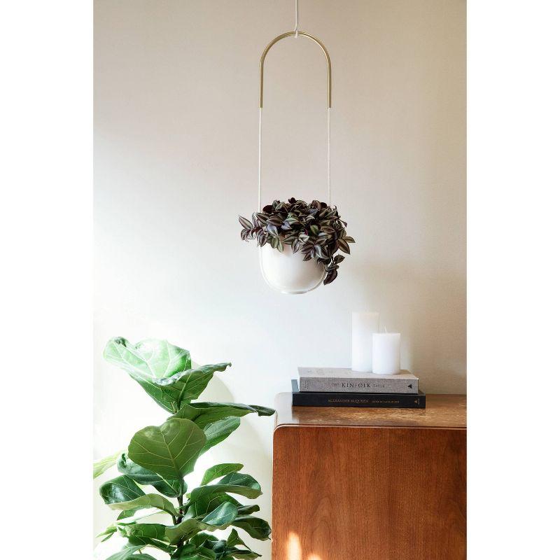 Umbra Bolo Ceramic Hanging Planter