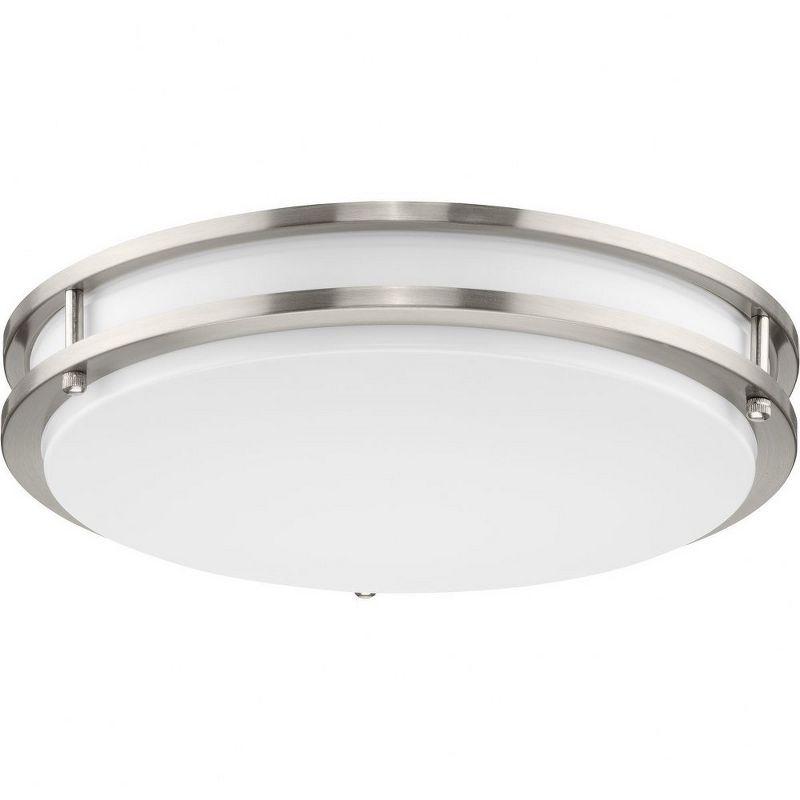 Abide 14'' Brushed Nickel LED Flush Mount Light