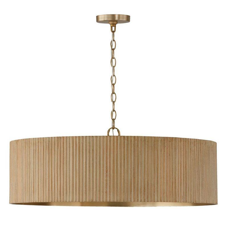 Donovan 4 - Light Dimmable Drum Chandelier