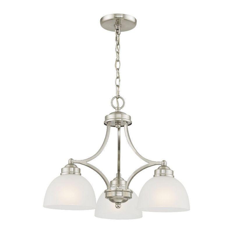 Livex Lighting Somerset 3 - Light Chandelier in  Brushed Nickel