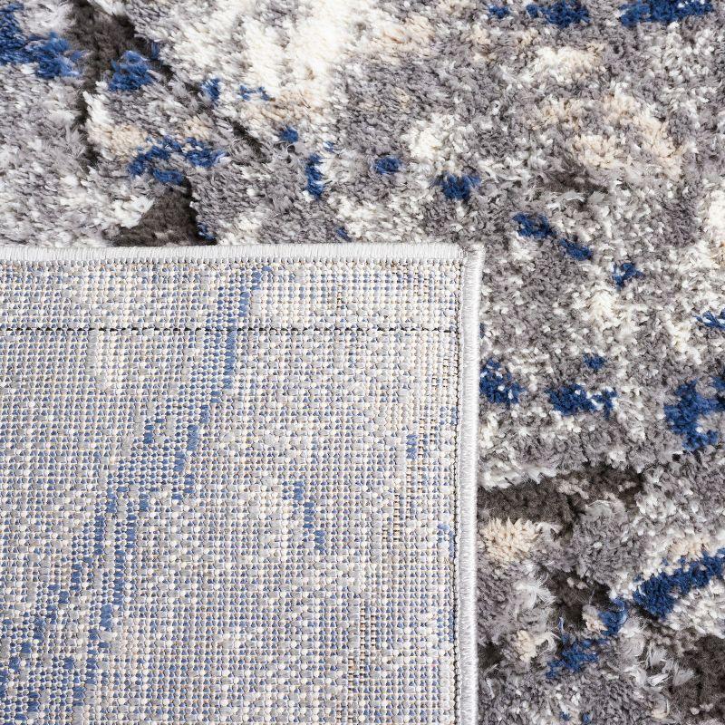 Petra PTA108 Power Loomed Indoor Area Rug - 5'3"x7'7" - Light Grey/Light Beige - Safavieh