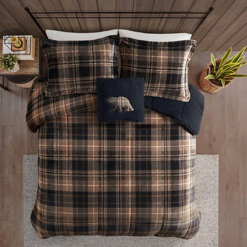 Woolrich Woolrich Alton Plush to Sherpa Down Alternative Comforter Set