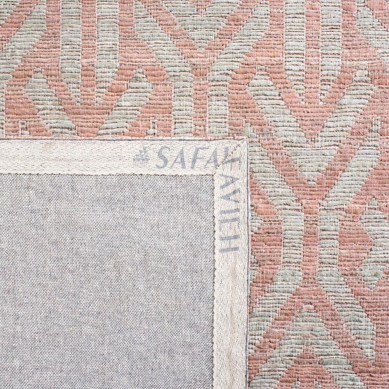Cape Cod CAP414 Hand Woven Area Rug - Blue/Rust - 5'x8' - Safavieh.