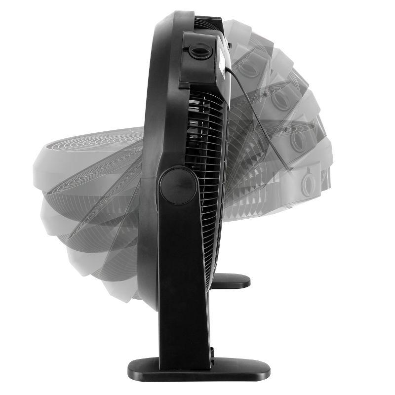 Air Monster 20 Inch Air Circulator Wall Mountable 3 Speed Fan in Black