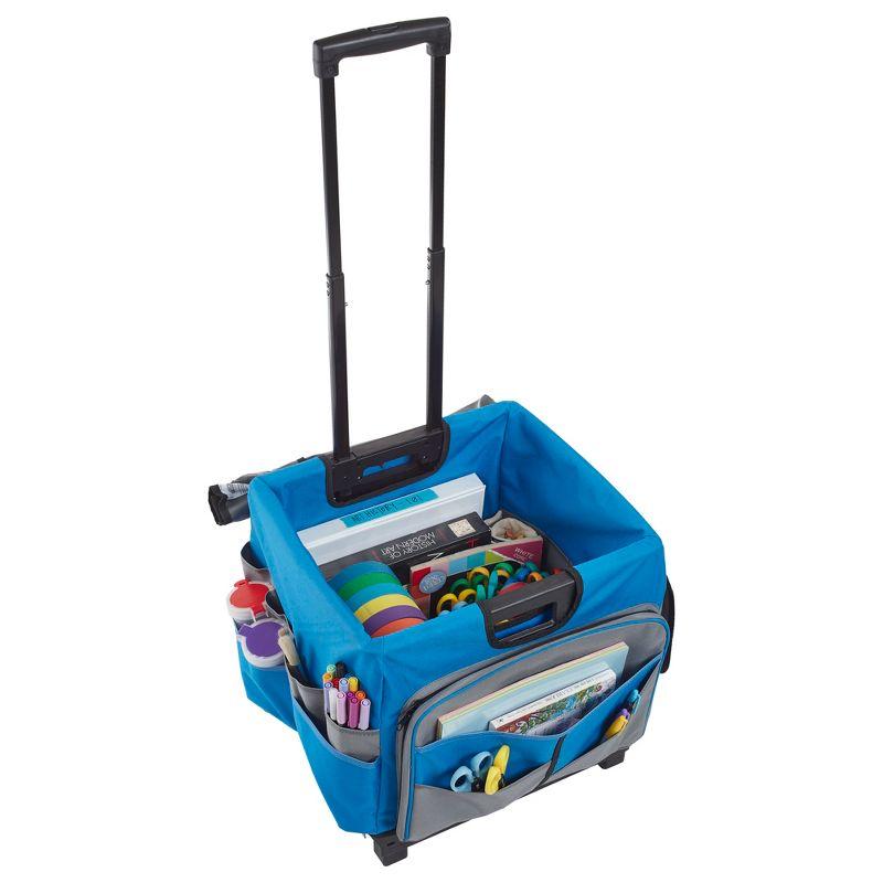 ECR4Kids MemoryStor Universal Rolling Cart and Organizer Bag Set