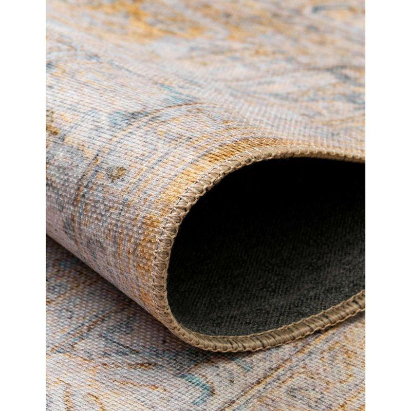 Unique Loom 3' 6 x 5' 6 Thaddeus Timeless Yellow Rectangle Area Rug