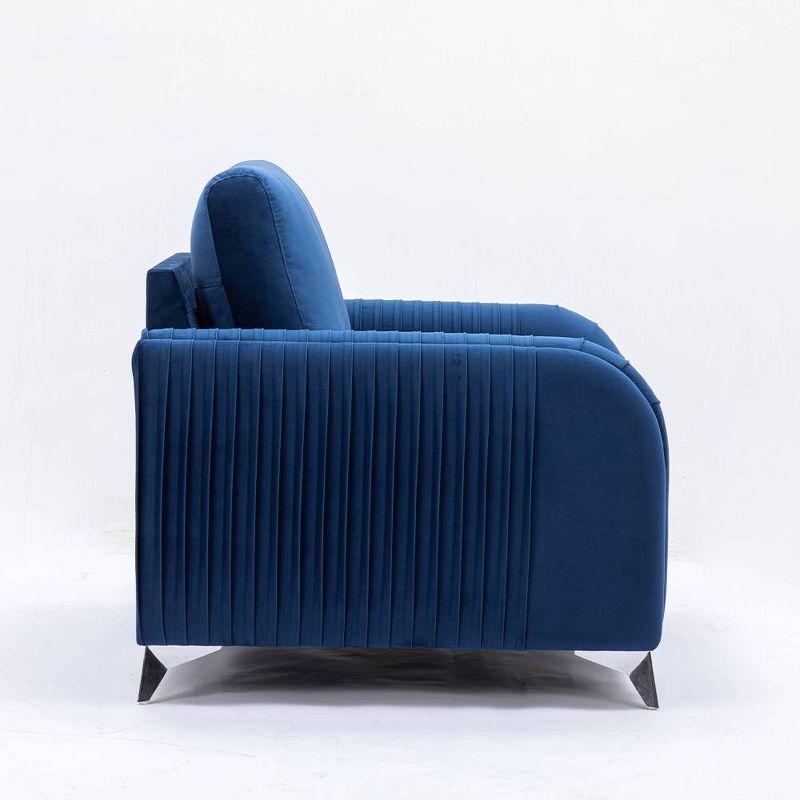 Acme Furniture Wenona Accent Chair Blue Velvet